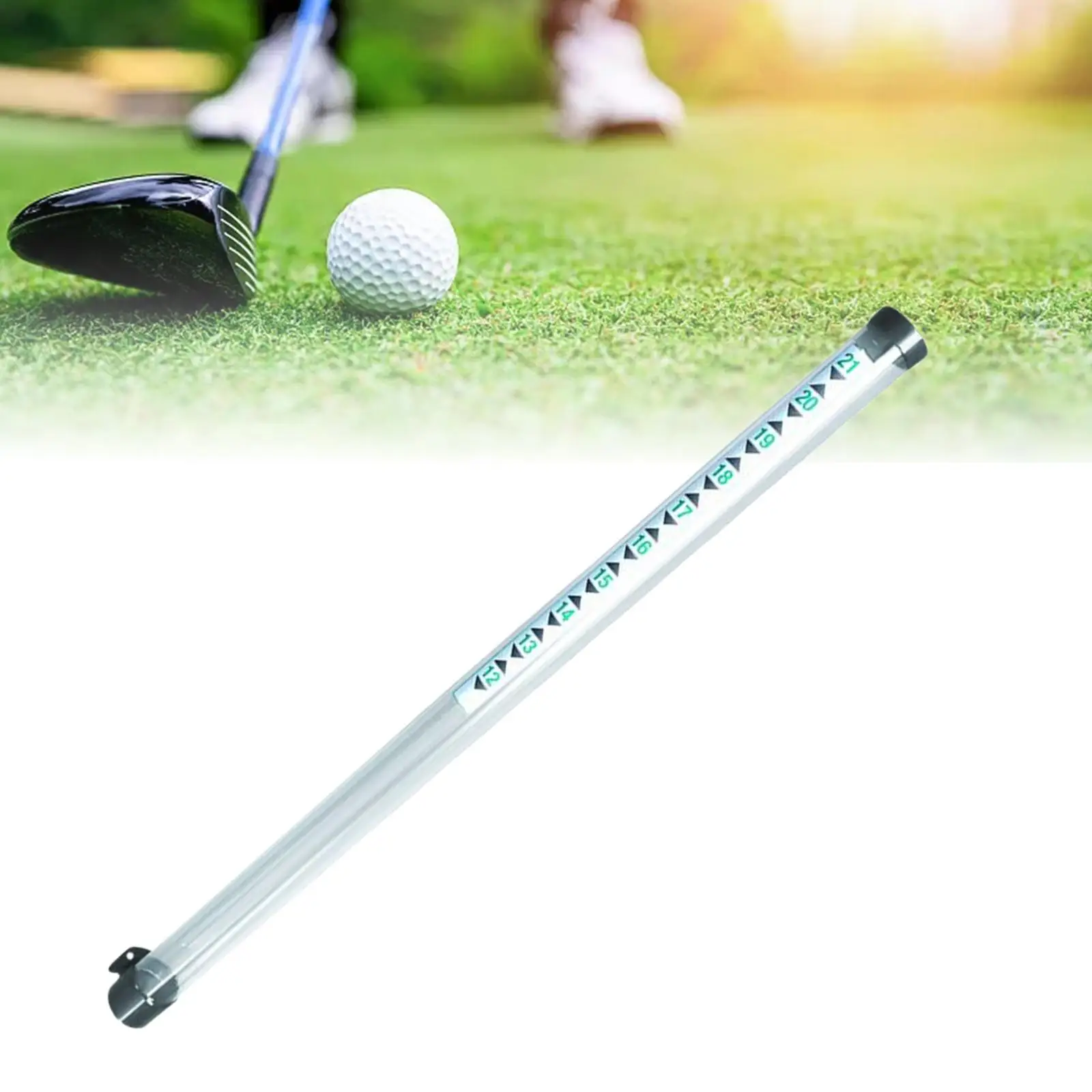 Golf Ball Retriever Shagger Tube Clear Golf Accessories Golf Ball Collector for Training Golf Course Outdoor Exercise Practice