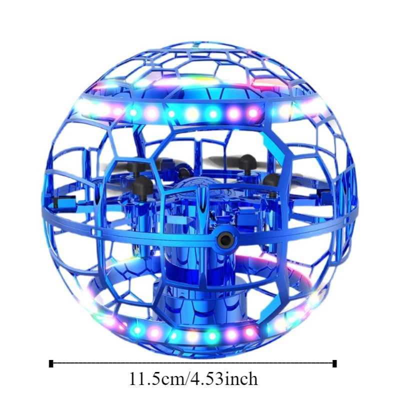 2025 Novo Q8 Hovering Flying Ball - RC Spinner Drone com recurso giratório, presente de aniversário perfeito para crianças