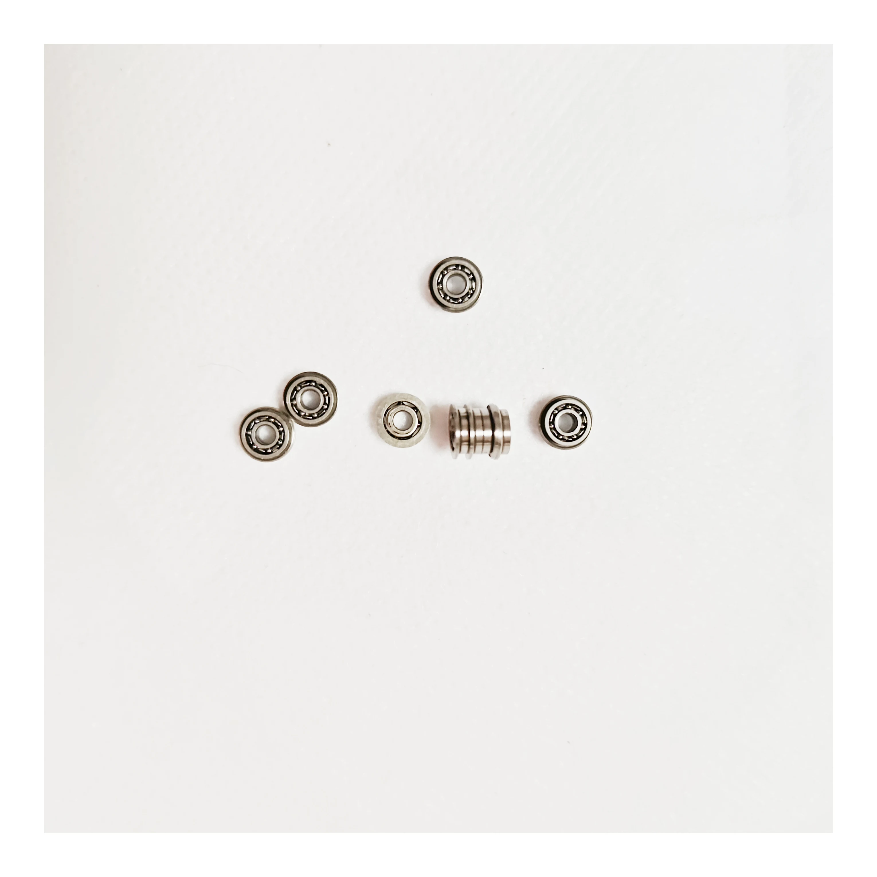 Flanged miniature small ball bearing F682 open 2*5*1.5mm precision single row metric ball race rc toycar slot car