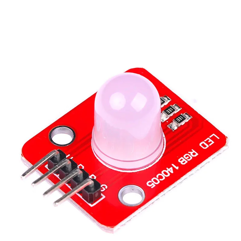 10pcs RGB Full Color LED Module 5V 10mm High Bright Tri Color Electronic Brick for Arduino Color Mixing