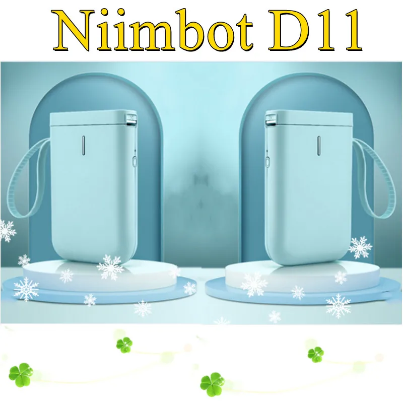 Nimbot Label Maker D11 with Thermal Label Paper Roll Mini Wireless Bluetooth Label Sticker Price Barcode Printer