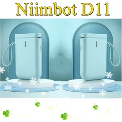 Nimbot Label Maker D11 with Thermal Label Paper Roll Mini Wireless Bluetooth Label Sticker Price Barcode Printer