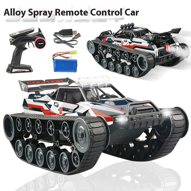 JJRC comércio exterior nova criança de alta velocidade off-road liga tanque dublê carro brinquedo rastreador neve escalada spray carro