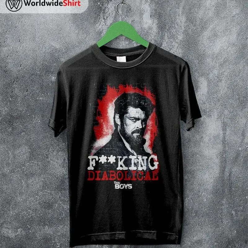 Billy Butcher Diabolical T Shirt The Boys Merchandise