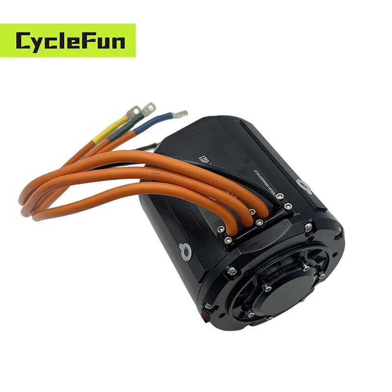 PMSM potente QS138 90H 4KW Motor de accionamiento medio de refrigeración por agua 72v 110kmh con sistema de Kits de refrigeración para motocicleta eléctrica ATV