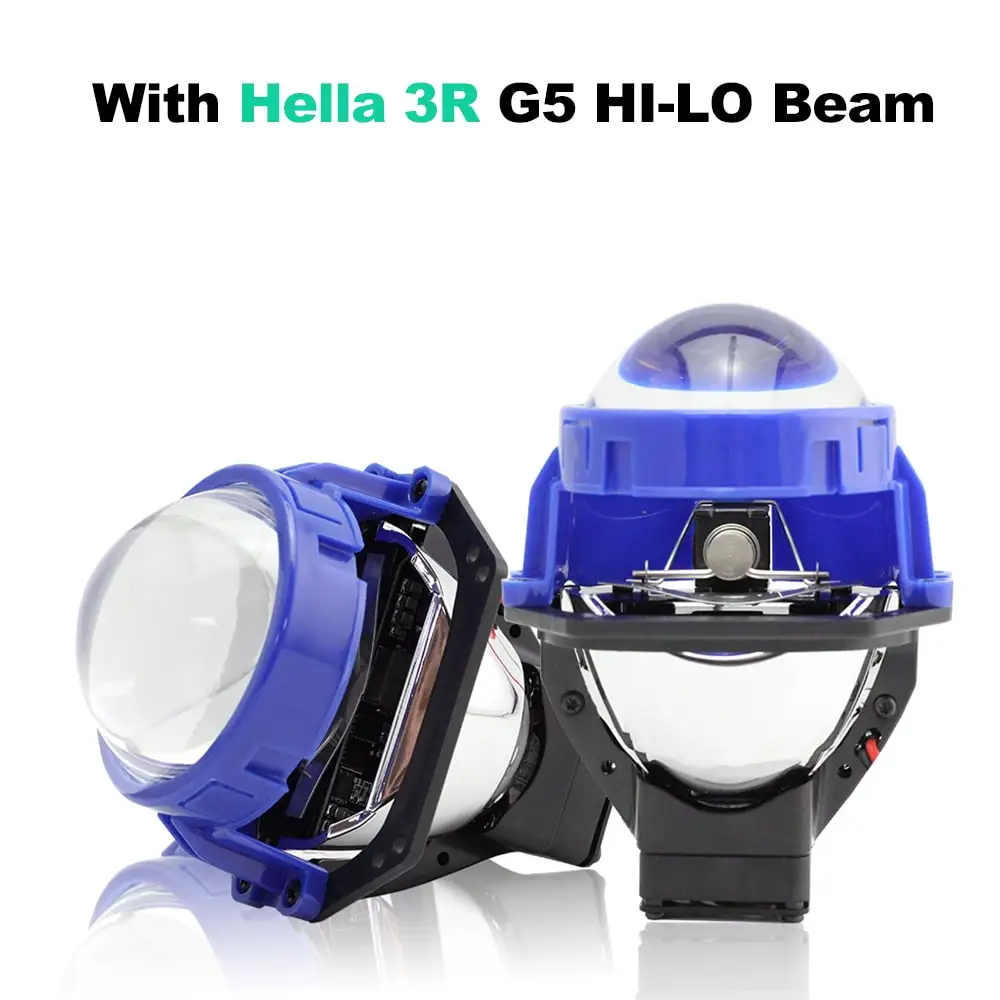 80W Bi-LED Projector Lenses 3 inch Headlight H4 H7 LED Lamp H1 9005 9006 H13 Bulb Car Styling Retrofit Hi/Low Beam LED Lens