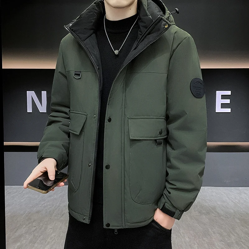 Windbreaker Wear-resistant Fishing Men's Jacket Padded Inner Windbreak Winter Clothing for Men's Winter Coats Skiing Outerwear