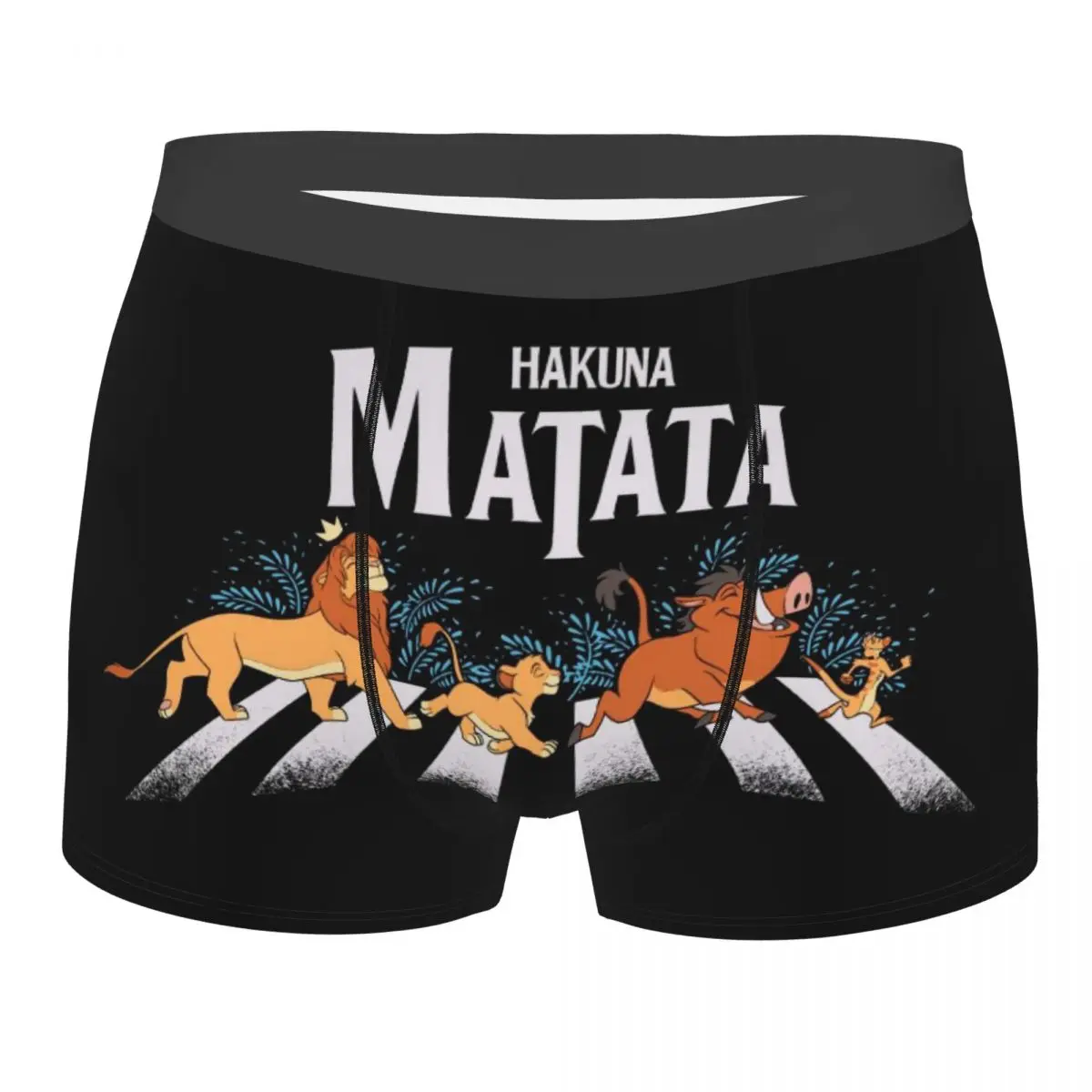 

Custom The Lion King Underwear Men Printed Boxer Briefs Shorts Panties Breathable Underpants