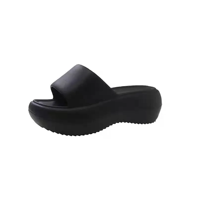 Hot Selling Dikke Zool Verhoging Slippers Damesschoenen Nieuw Waterdicht Platform Mode Reizen Muffin Bodem Strandbrood Sandalen