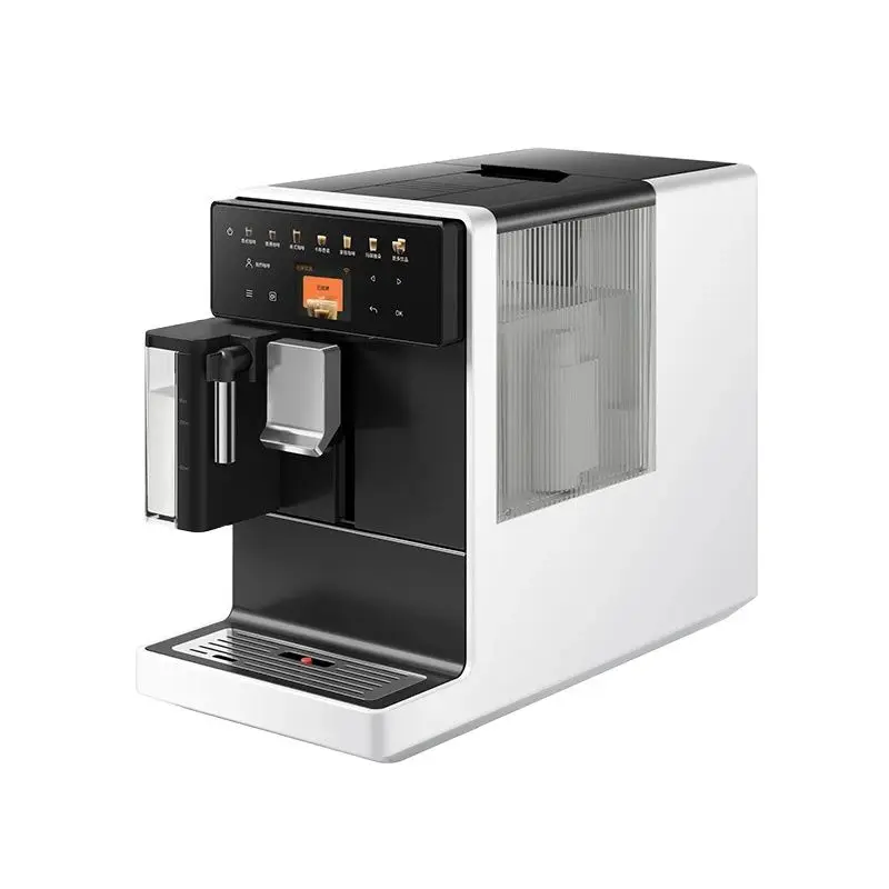 Automatic Coffee Machine Commercial Pre-set Drinks Grind Adjustment 3-speed extraction Self-cleaning Home Steam Coffee Maker