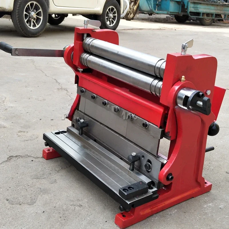 Shearing machine Three-purpose machine Manual shearing, folding and coiling machine Stainless steel thin plate cutting and