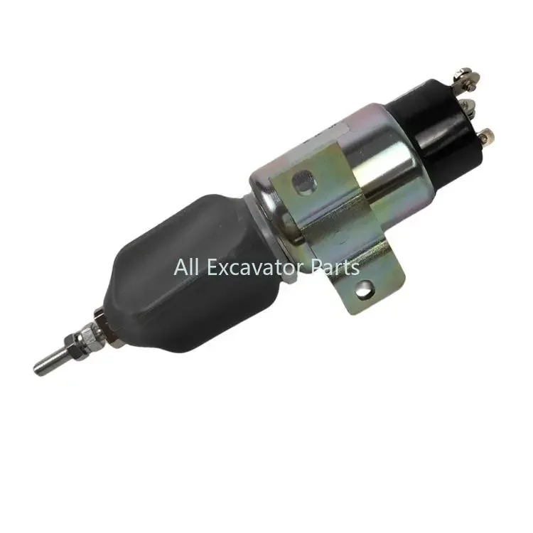 For Carter E320B/C/D modern excavator R225-7 215-7 Cummins engine flameout switch flameout solenoid valve flameout