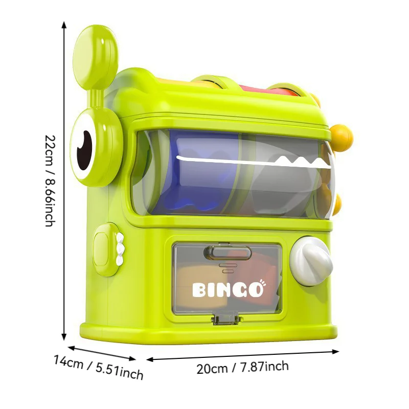 Kapselverkaufsautomat der Dinosaur World |   STEM Lernspiel zur Farbabstimmung für Kinder |   Hand-Auge-Koordinationstraining