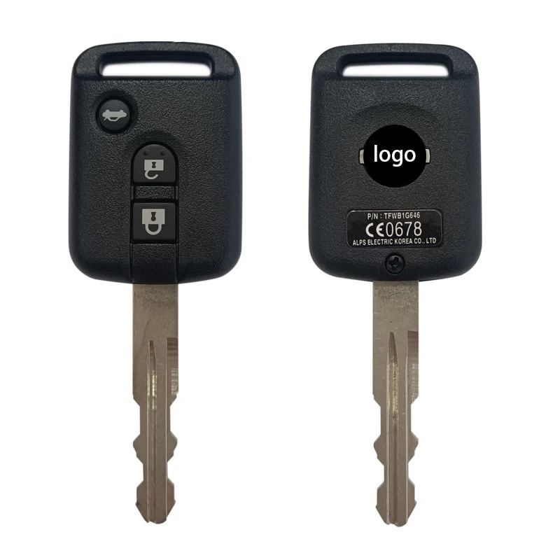 CN027091 Original 3 Button Smart Remote Insert Key Fob 46 Chip 433Mhz FCC TFWB1G646 For Sunny 2007-2011