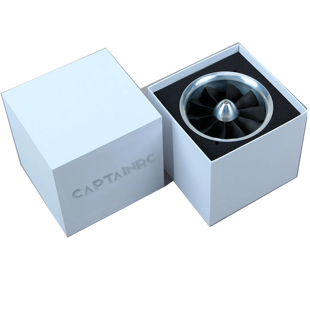 

Captainrc EDF 90mm Ducted Fan 6S 3650 & 12S 4250 Brushless Motor 3.7KG 5KG Thrust ,120A/15A ESC Optionalfor RC Airplane