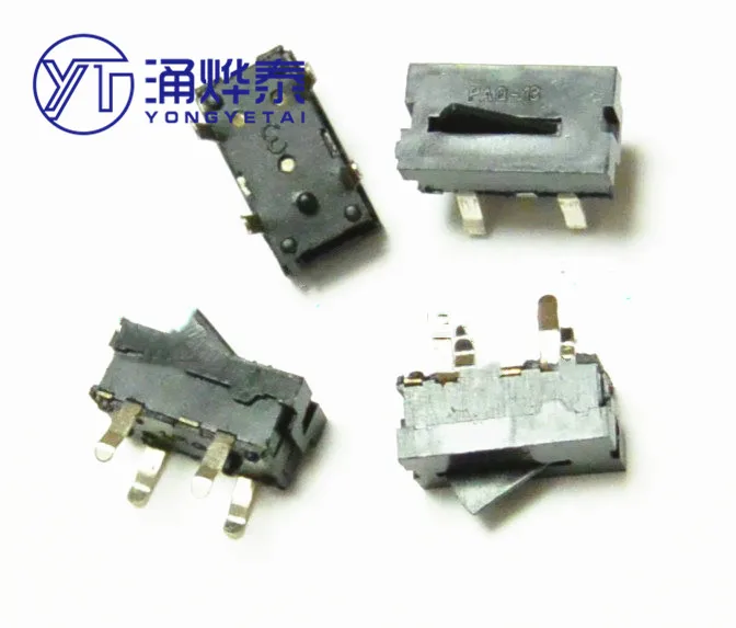 YYT 10PCS 10*5.5*4.5 triangle shank square detection switch 4 pin micro switch limit switch contacts