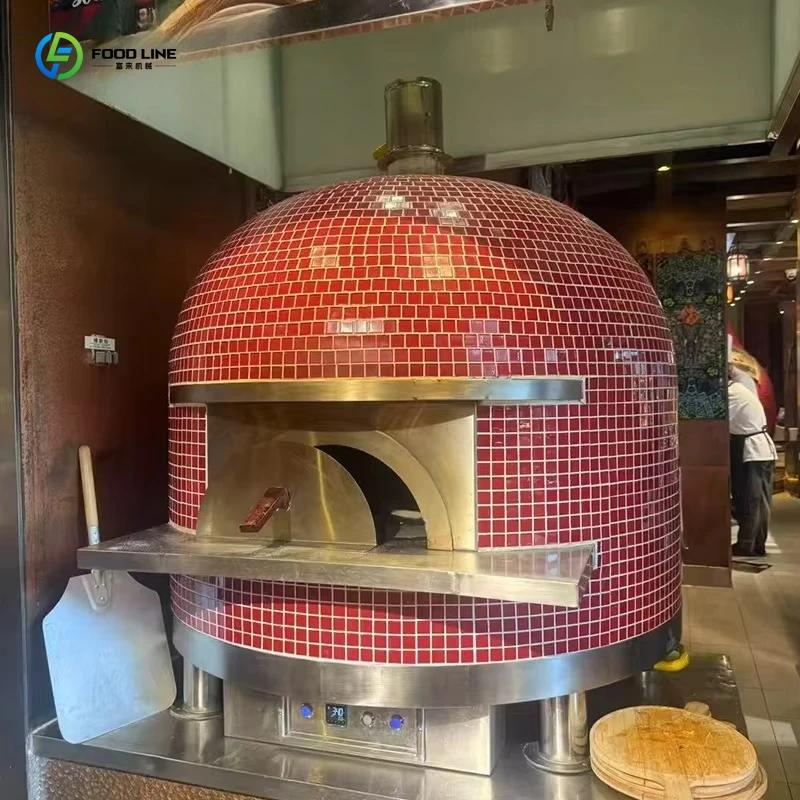 Customized High Temp Electric Pizza Oven Heavy Duty Dome Large Capacity For Commercial Italian Bakery & Flour Mill