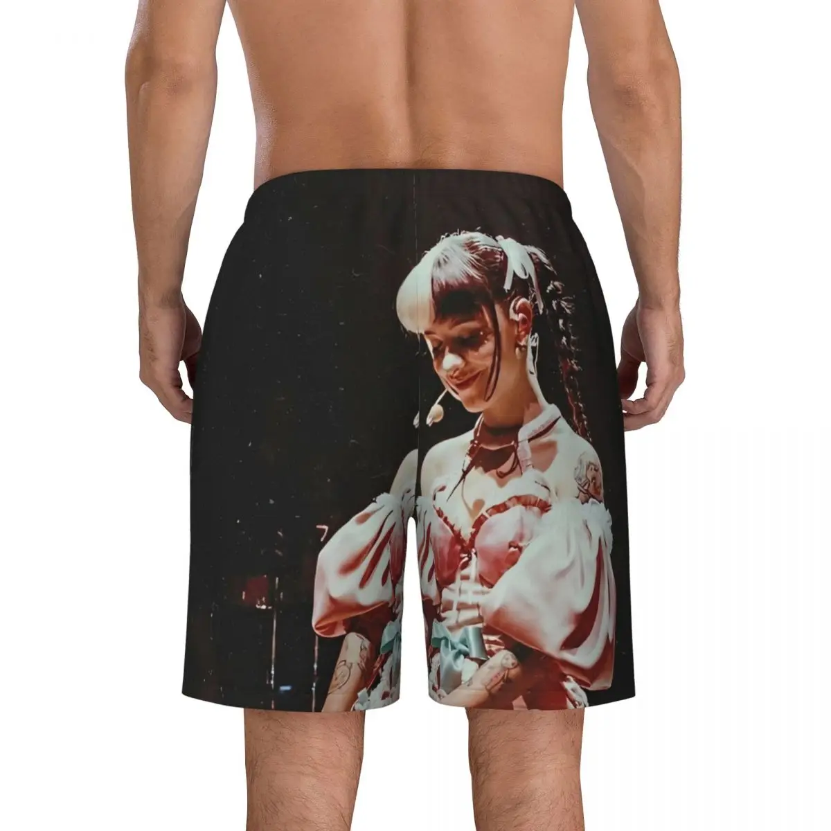 Melanies นักร้อง K12 กางเกงขาสั้นฤดูร้อน Martinez เพลงอัลบั้มวิ่ง Surf Board สั้นกางเกง Quick Dry Y2K กางเกงว่ายน้ํา