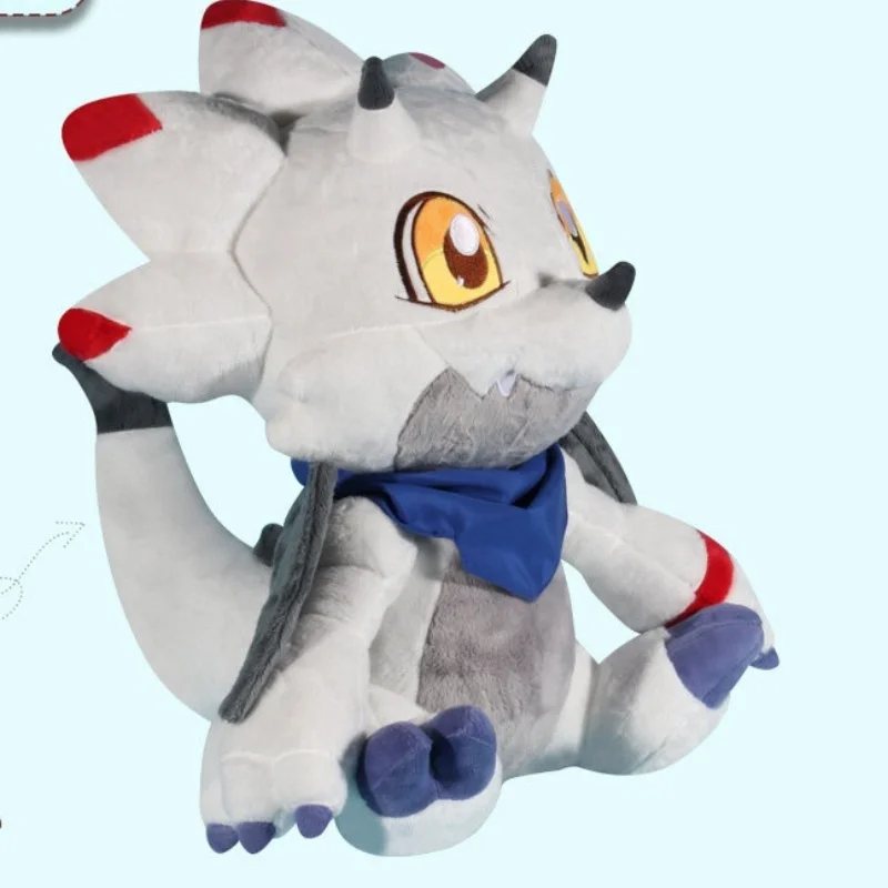 Digimon Gammamon 40 Cm High Quality Plush Toy Dolls Around the Pillow Ornaments Pillow Christmas Birthday Present