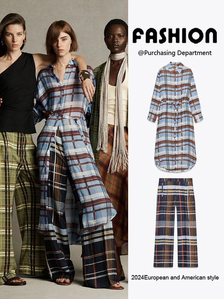 New Arrival Autumn Women's irt Dr mid Waist Long Pants Ethnic Stage Costume Ele Faionable Ladies' Clothing