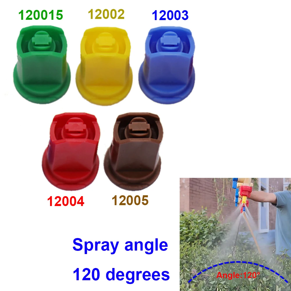 1/10/20pcs 120 Degree Double-Sided Fan-Shaped Windproof Nozzle Atomizing Anti-Drift Nozzle Anti-Drift Nozzle