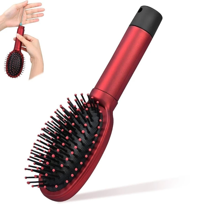 Portable Compartment Secure Travel Hair Brush Safe Hair Comb to Hide Money Versatile Storage Tool for Money