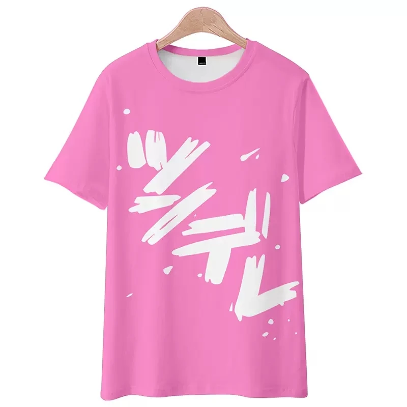 3D GIRLS BAND CRY Rupa t-shirt Fashion Anime Cosplay Costume Tees Casual Kids Short Sleeve Clothes