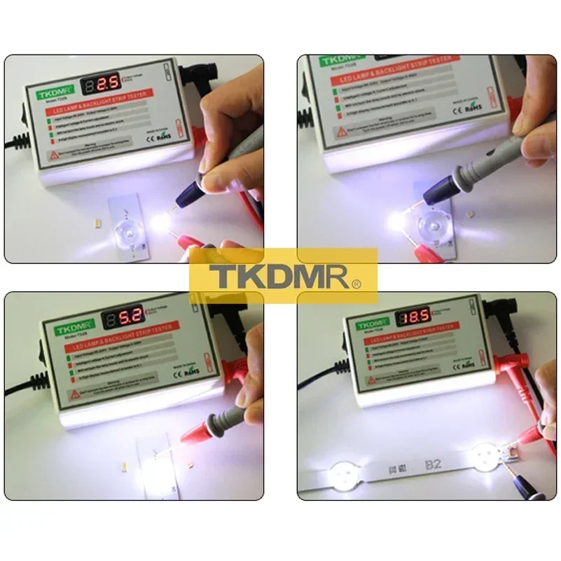 TKDMR-probador de cuentas y retroiluminación de lámpara LED, sin necesidad de desmontar pantalla LCD, todas las tiras de luces LED, salida de prueba