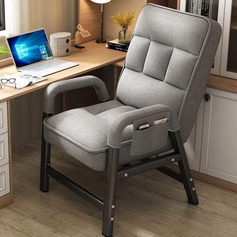for Backrest Chair Sedentary Leisure Office Chair Can Lie Down for Nap Waist Recliner Household Comfortable Dual Purpose