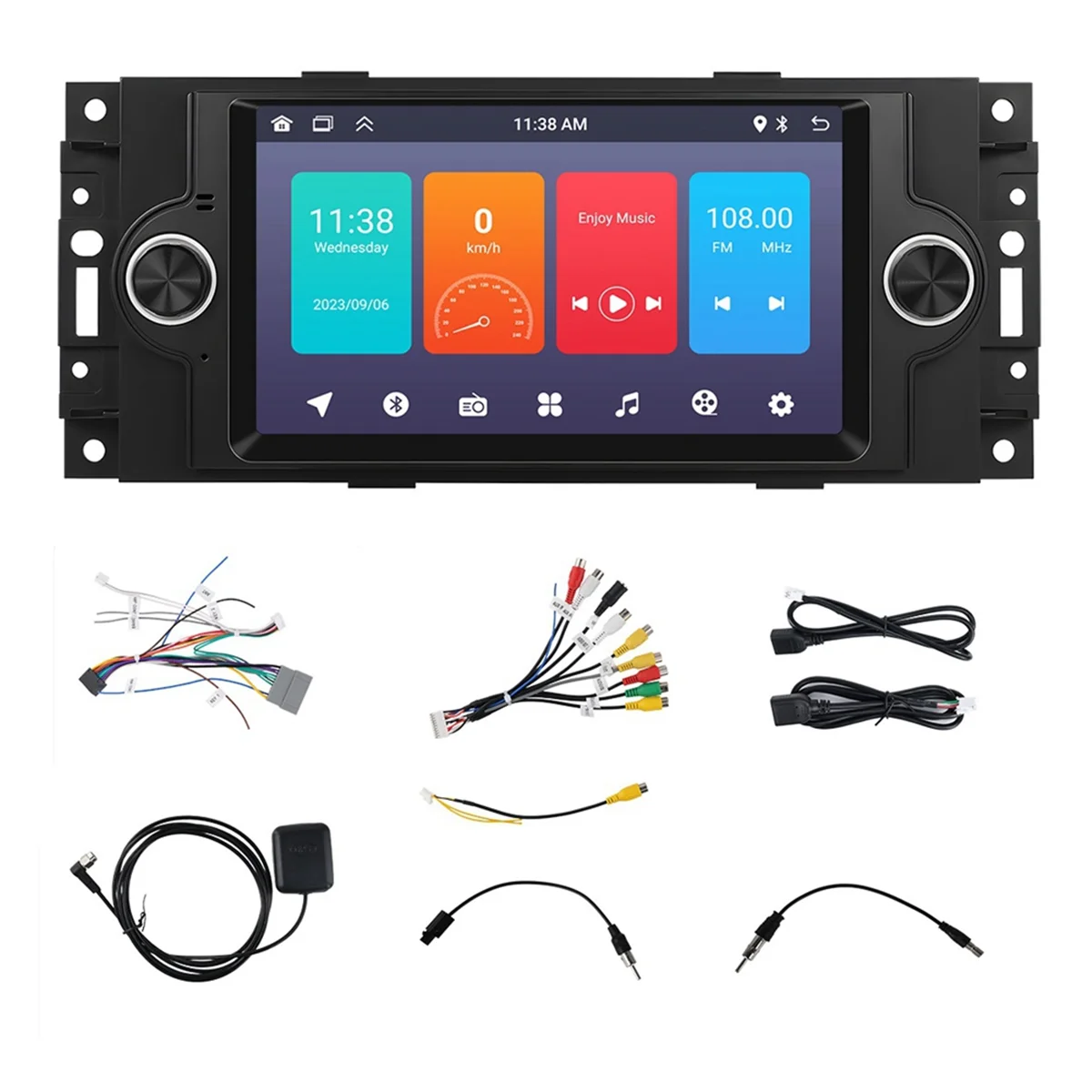 Android 6.2inch Car Radio Wireless Carplay for 300C RAM Charger WiFi GPS Mirror Link Bluetooth FM