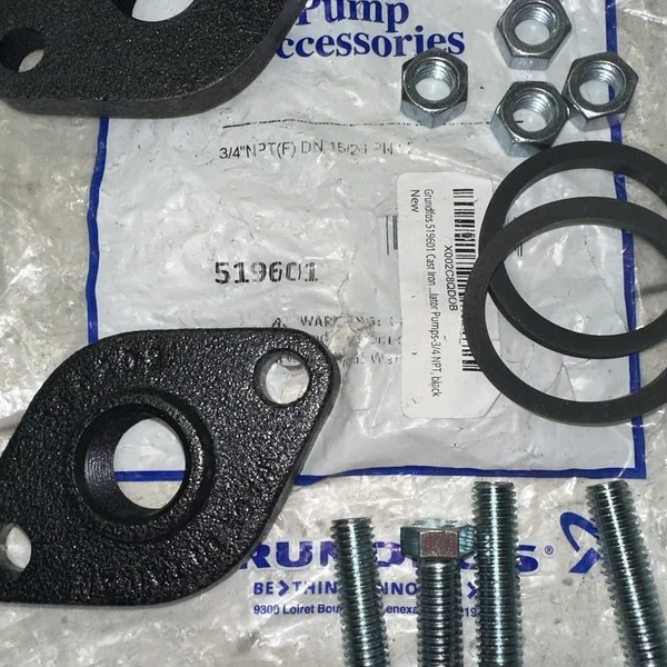 

Аксессуары для насоса Адаптер с резьбовым фланцем 519601 3/4 дюйма npt(f) Dn 15/26 12npt (f) Совершенно новый оригинальный Spot Plc