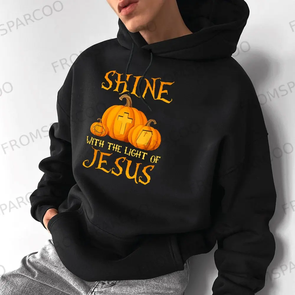 

Halloween Pumpkin Doll Comfortable Sweater Casual Boys and Girls Autumn and Winter Popular Wear with Parent-child Clothes Top