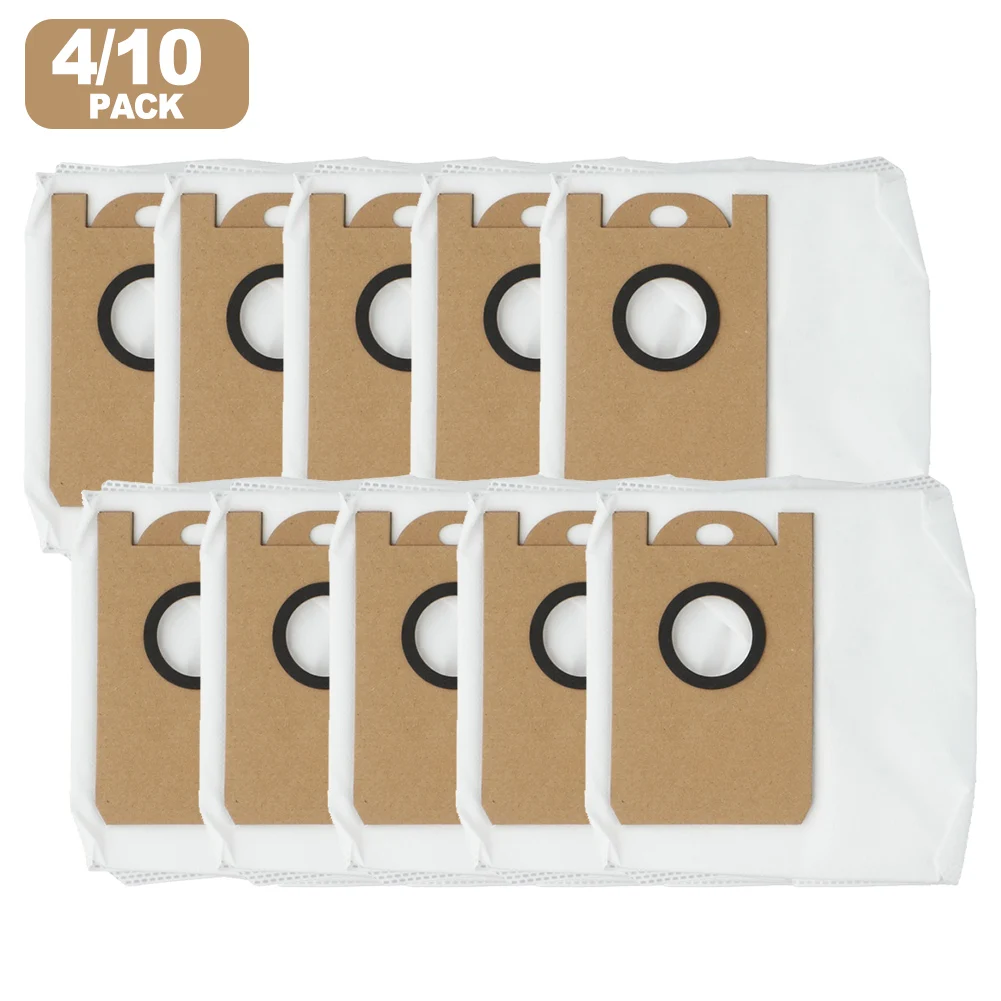 Replacement Dust Bags for Vozascly R10 Robot Vacuum with Advanced Filtration and Reliable Dust Containment 4 Pack