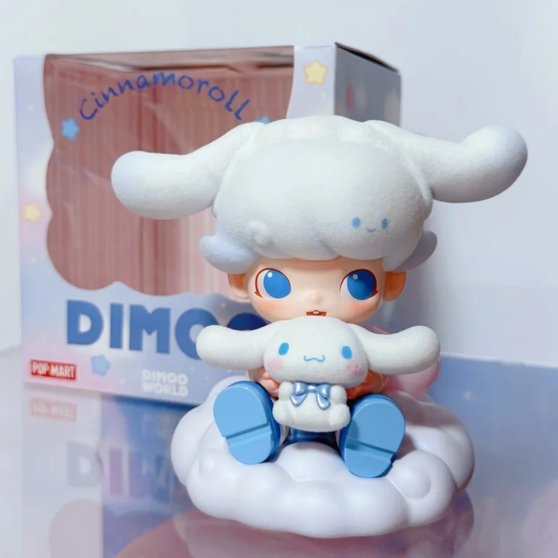 

Новинка 2026 года: Оригинальная коллекционная фигурка Popmart Dimoo World Big Ear Dog (совместный выпуск), ручная работа, украшение для рабочего стола, изысканный подарок