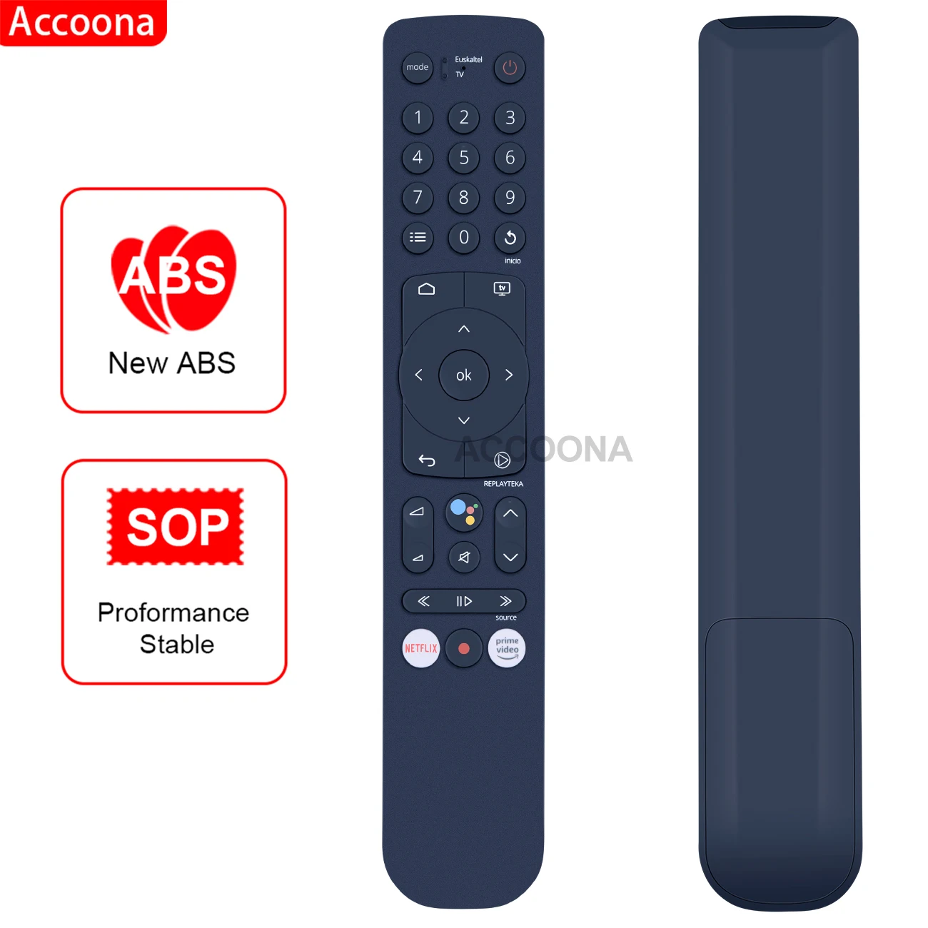 

Remote control T4HIU2004/35K for euskaltel ALVA L1 tech4home ALALBLE01 TV
