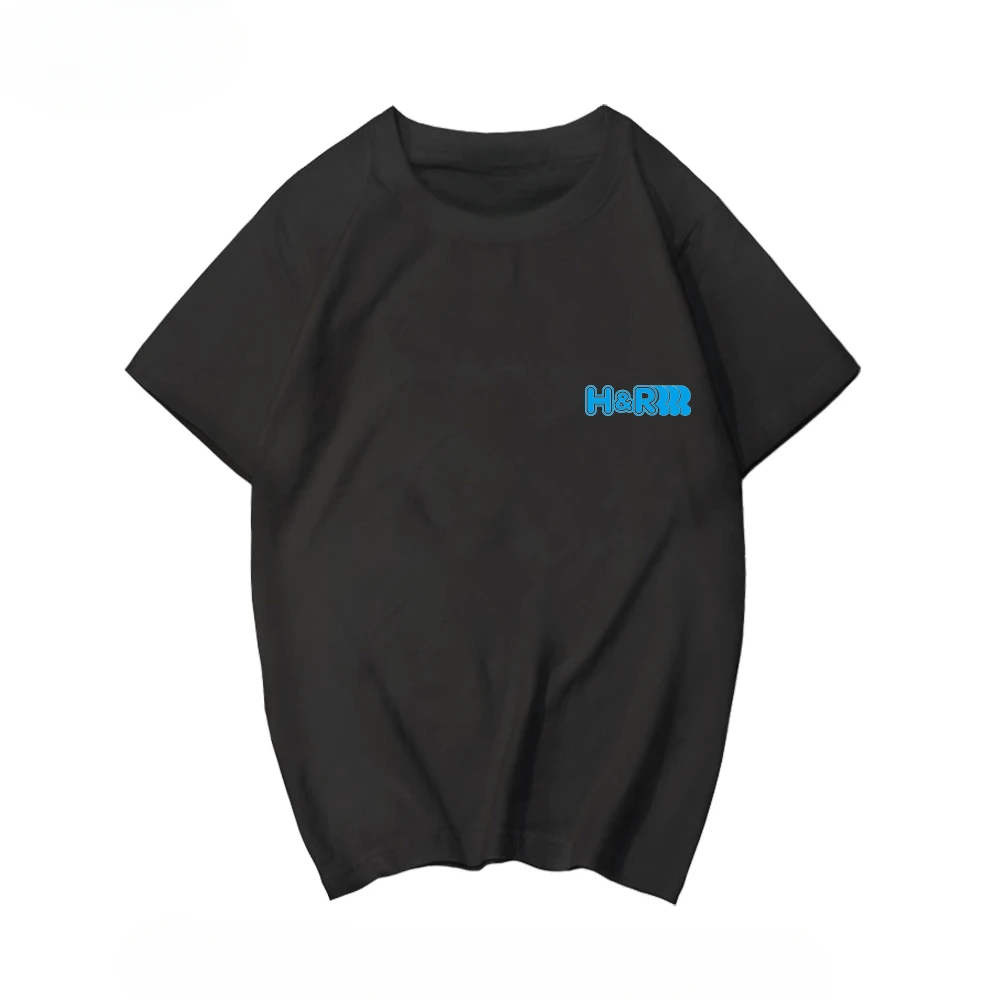 

H&R Anti-tilt Bar Short Spring HR T-shirt Breathable Sweat Absorption Short Sleeve Men's and Women's T-shirt Motorcycle T-shirt