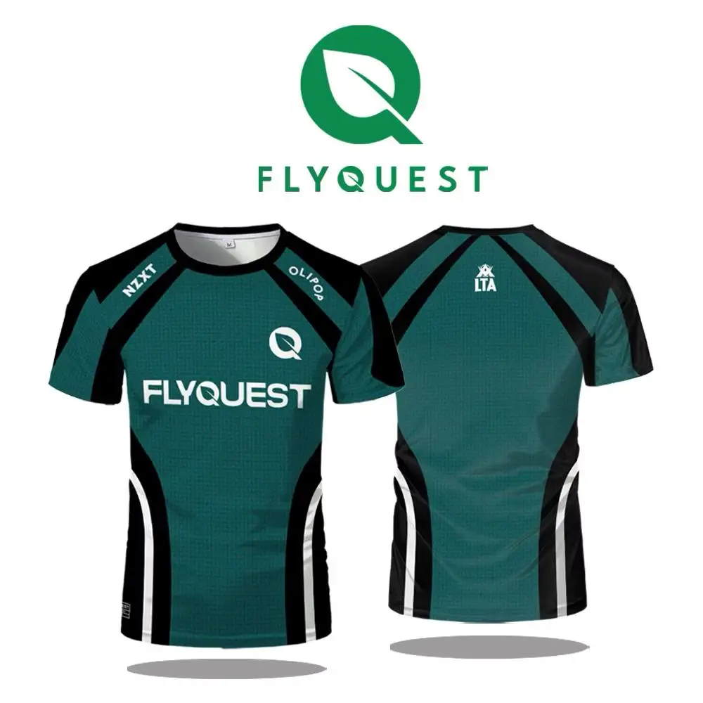 

2025 Esports Club FlyQuest Jersey North American Team FLY Professional League Training Uniform Unisex Casual Sports T-shirt