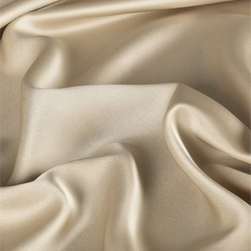 Glossy Double-Sided Acetate Satin Fabric Silky Smooth Soft Clothing