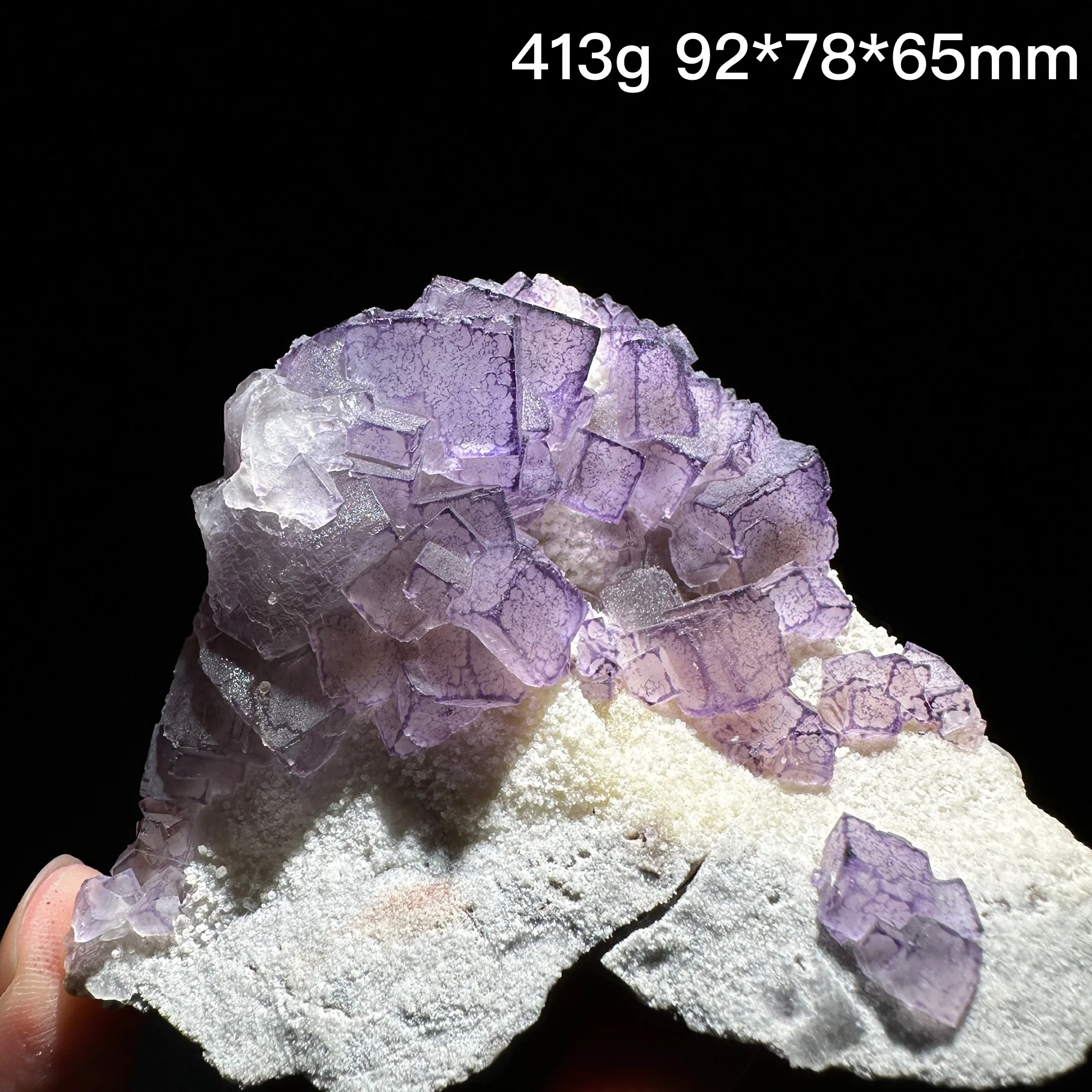 

Natural China Purple Edge Fluorite With Crystal Quartz Mineral Original Teaching Specimen Reiki Healing Stone Home Decor