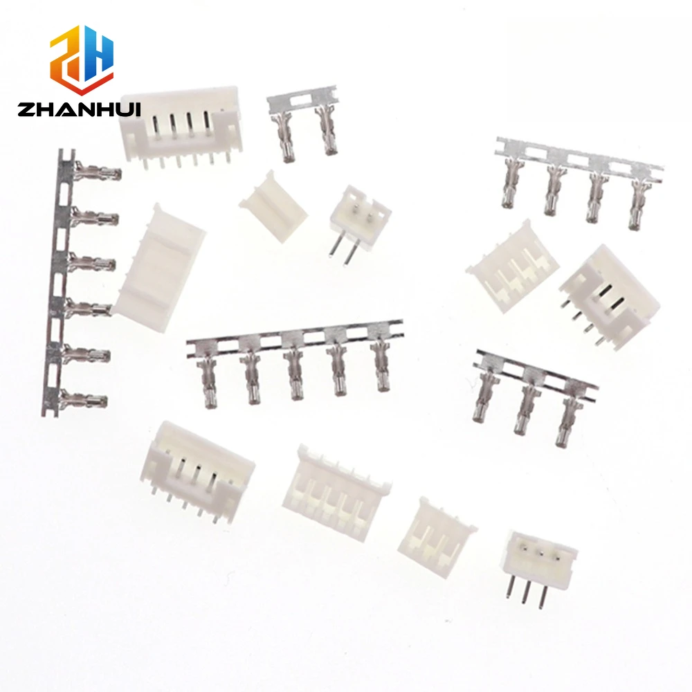 10Sets JST PH2.0 Pitch Wire Connector Kit - 2/3/4/5/6/8/10/12Pin Male Plug + Female Socket with Crimp Terminals
