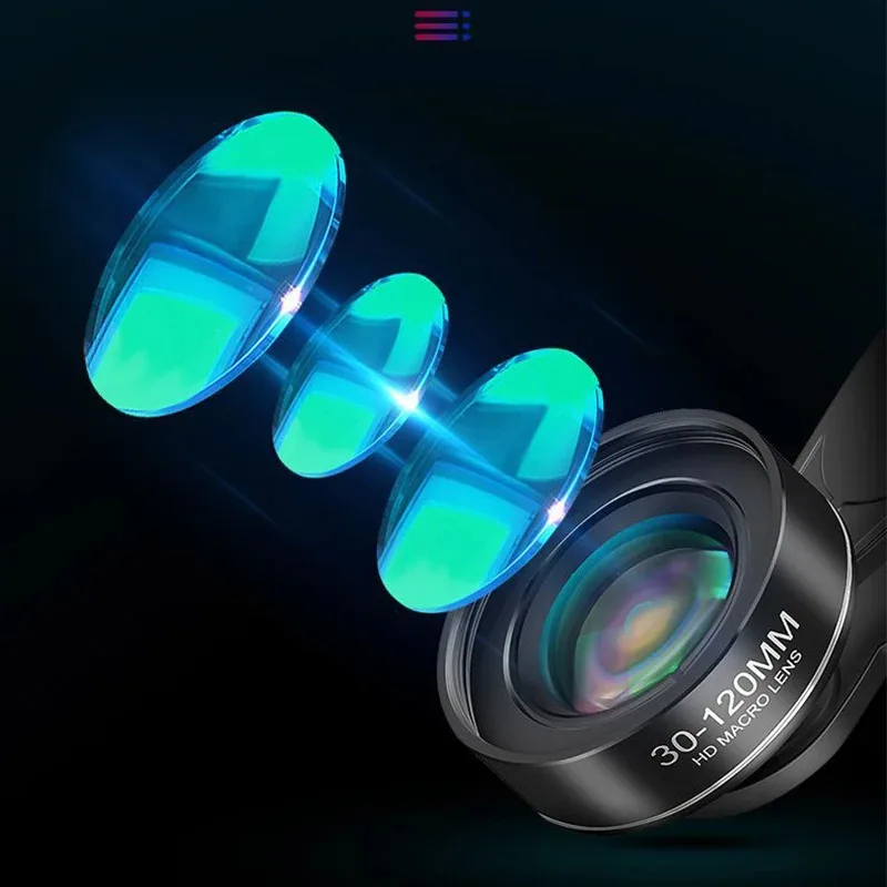 5K HD Professionele 10x macrolens Super Macro met universele clip voor iPhone Samsung HUAWEI XIAMI