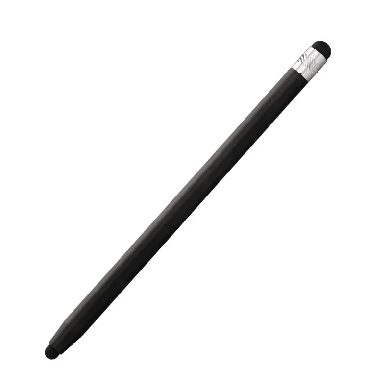 Dual Heads Ends Design Universal Capacitive Stylus Touch Screen Drawing Pen with Silicone Touch Head for Table PC Phone