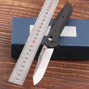 סכין מתקפלת עם ידית סיבי פחמן 940 עם להב קשיות גבוהה, סכין קמפינג חיצונית 10 best sales בלואטק - №7