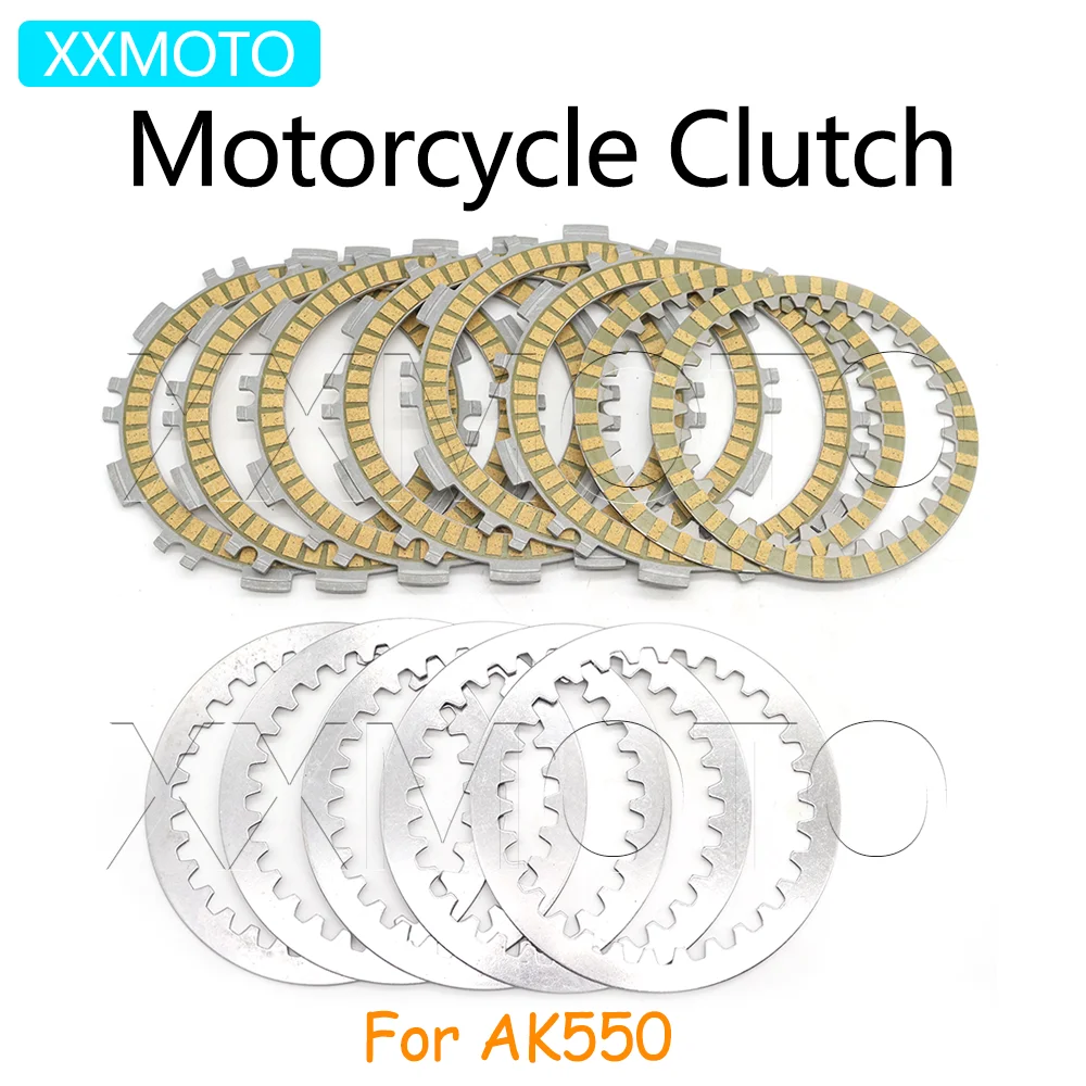 

For Kymco AK550 AK 550 Motorcycle Engine Clutch Plates Friction Steel Disc Kits Ak550 Accessories