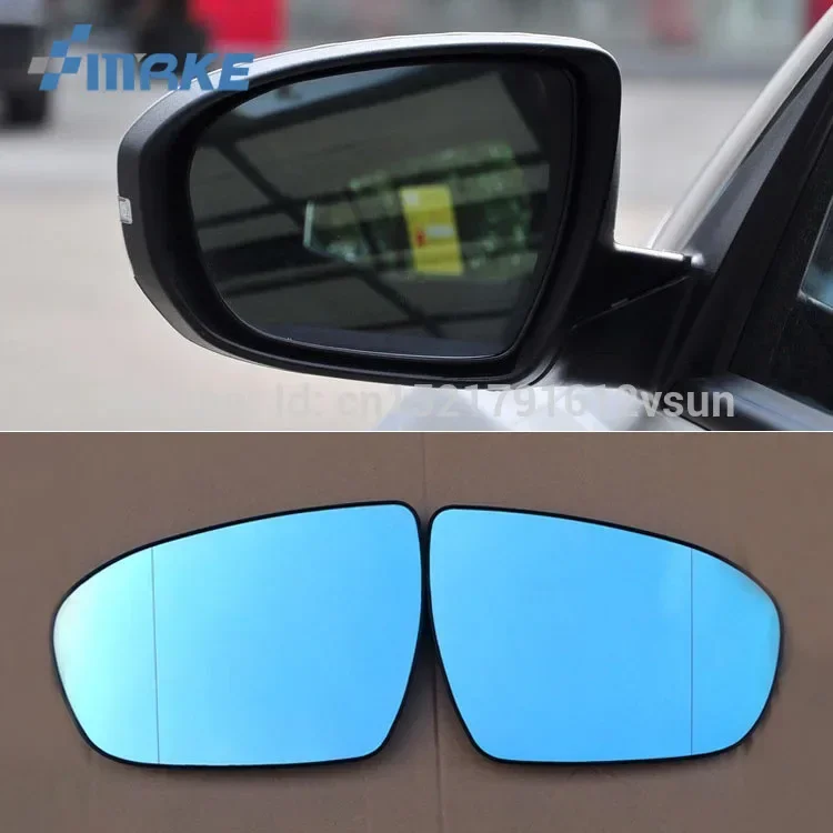 2Pcs for KIA K5 Optima 2011-2015 Rearview Mirror Blue Glasses Wide Angle Led Turn Signals Light Power Heating