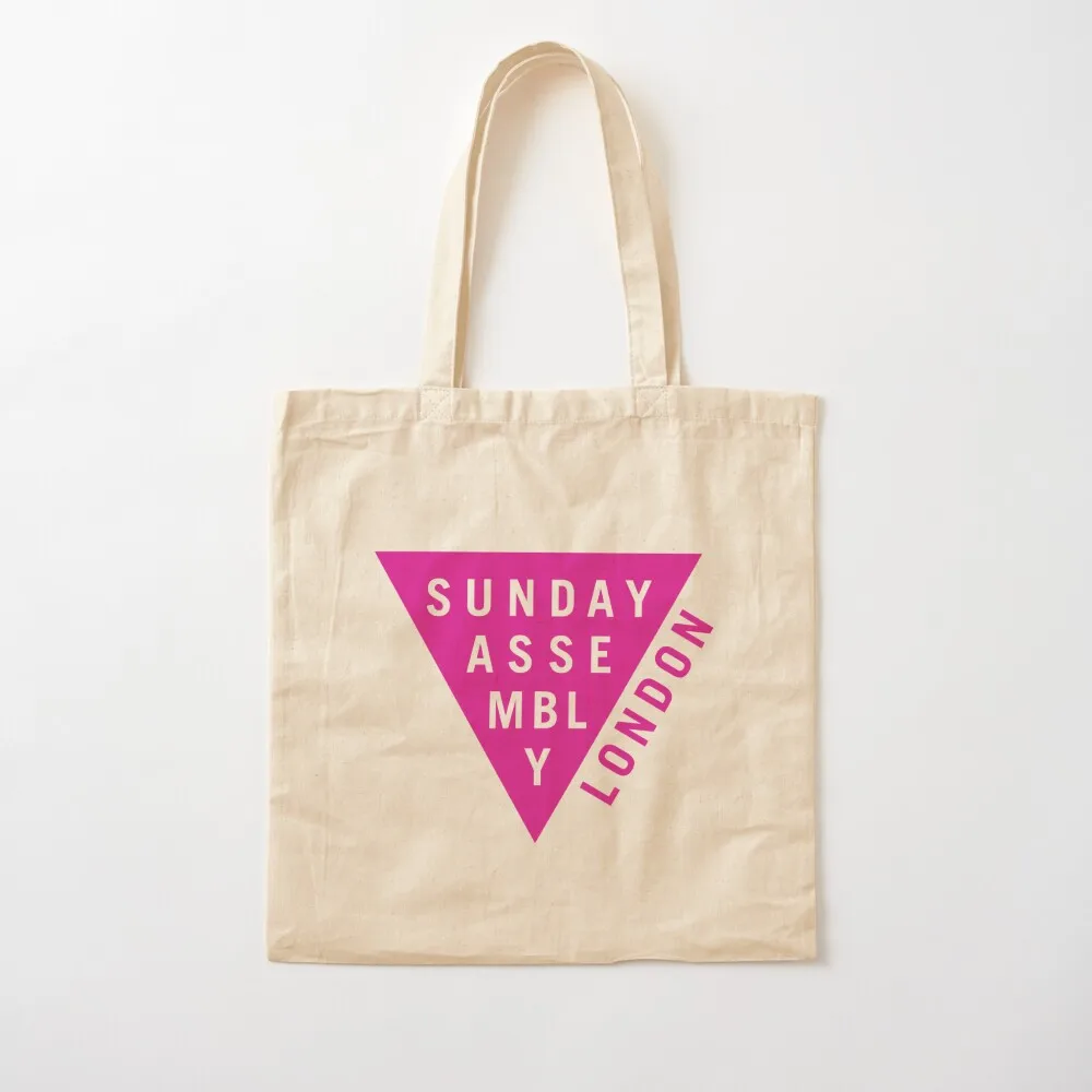 Pink Logo Tote Bag Shopping bags personalized tote Customizable canvas
