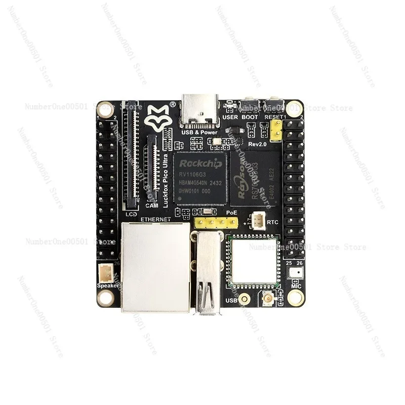 

Плата разработки Luckfox Pico Ultra RV1106 Linux с сетевым портом WIFI, Bluetooth, POE