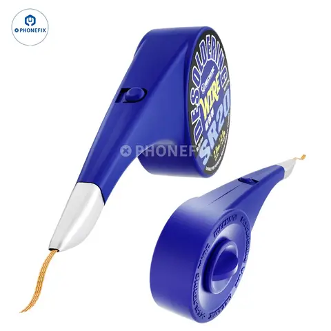 Mèche de dissolvant de soudure de tresse de dessoudage mécanique 2M de largeur 1/2/3.5mm fil cordon de plomb Flux PCB BGA SMD outil de réparation CPU