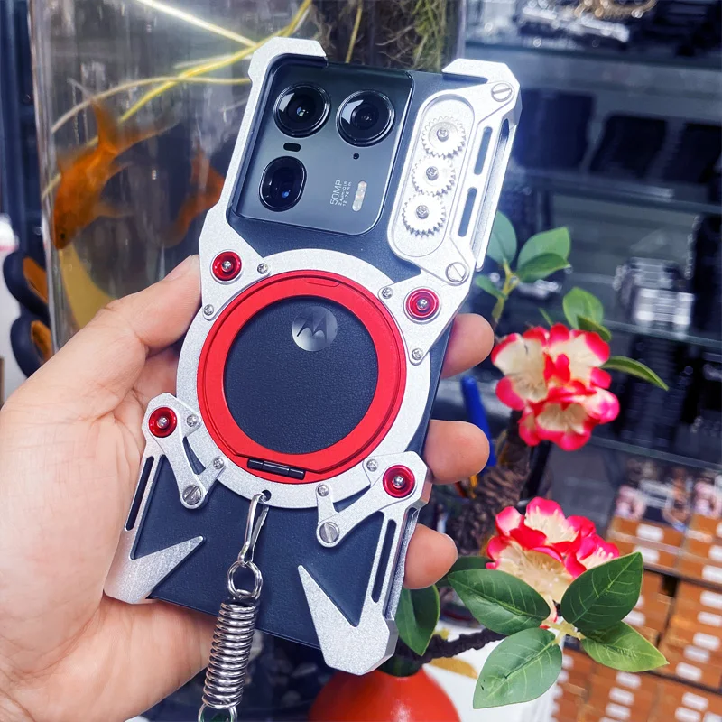 

Магнитный алюминиевый металлический безрамный бампер-подставка для Motorola Edge 60s 60 Funsion 50 Pro X50 Ultra G86 Power G56 G85 S50 Neo