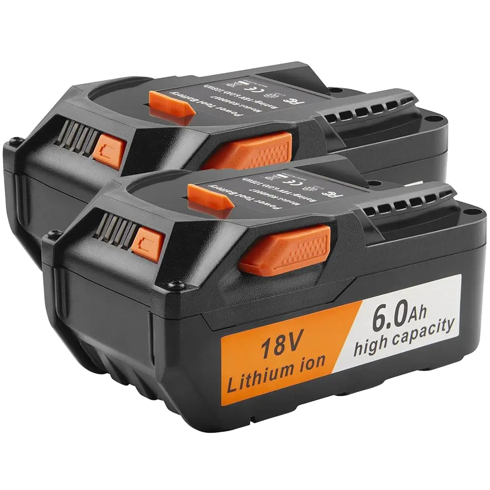 

18V 6.0Ah Lithium Battery - Replacement For Ridgid Power Tool Battery Ac840087 R840083 R840085 R840086 R840087 R840089 Ac840085